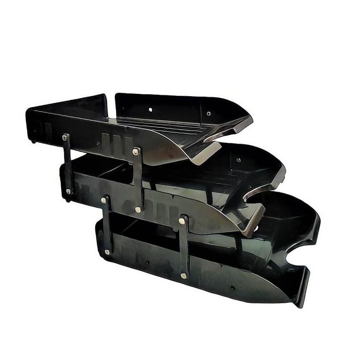 

SALE RAK KERTAS MEJA 3 TINGKAT MOSHI LETTER TRAY ELEVATED DOCUMENT TRAY