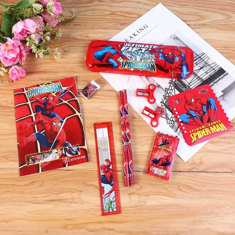 

Mewah Sao - S5982 Set Alat Tulis 8 In 1 / Set Alat Tulis Anak Motif Kartun / Set Alat Tulis 8 In 1 Lucu / Stationery Set 8 In 1 Lucu