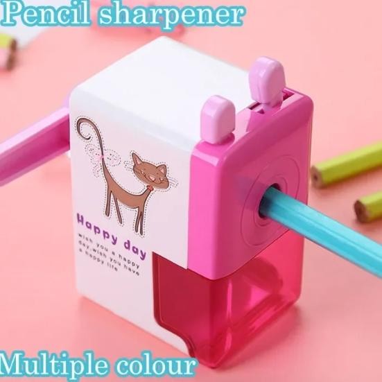

Solusi Rautan Serutan Pensil Putar Gaya Kartun Sharpener Rautan Meja 4 Warna