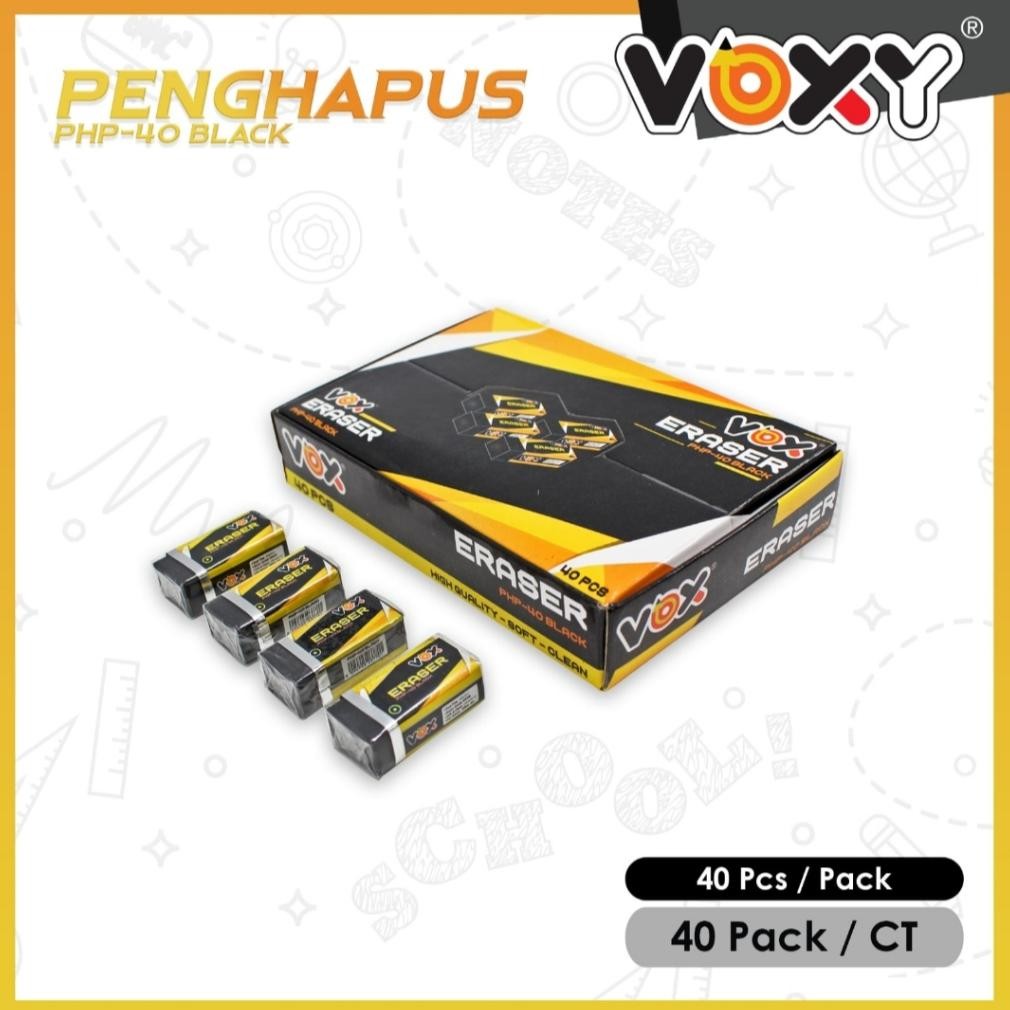 

Tangguh 1 Pack 40 Pcs Penghapus Pensil Ogino / Voxy / Gm