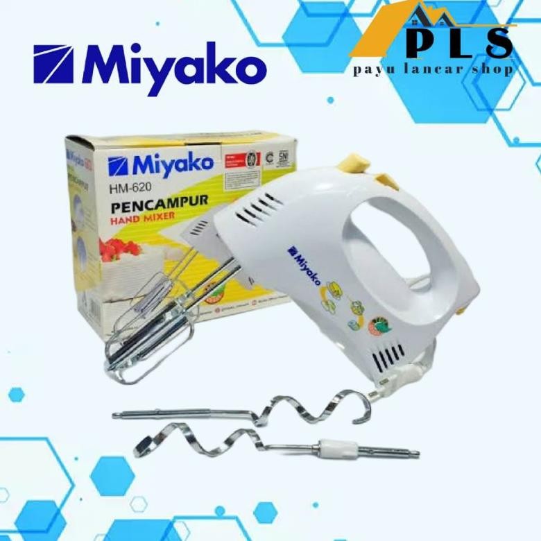 NEW MIYAKO Hand mixer HM 620, mixer miyako, pengocok adonan kue miyako