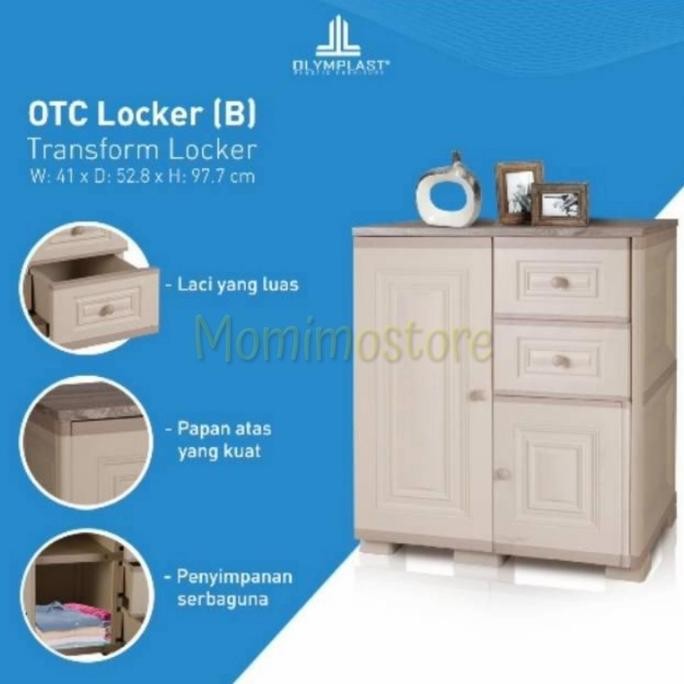 

MURAH LEMARI SERBAGUNA OLYMPLAST / OLYMPLAST OTC LOCKER B / LEMARI PLASTIK