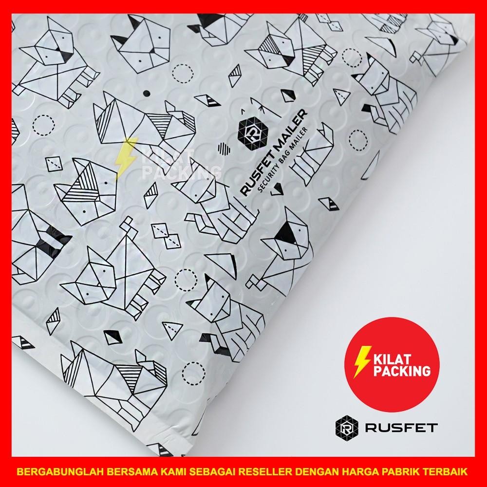 

Amplop Bubble 18Cm X 23Cm - Bubble Mailer Motif Dog Origami - Bubble Packing Rusfet Premium Murah