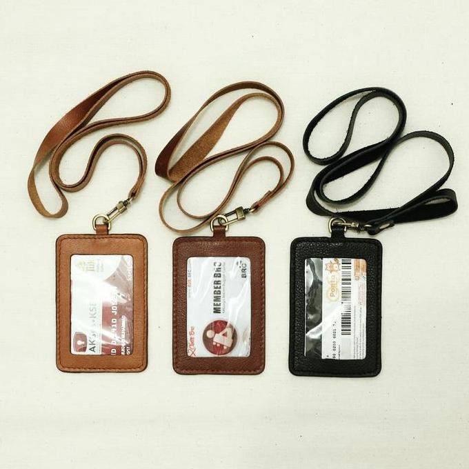 

MURAH Gammara Leather ID Card Holder / Tag