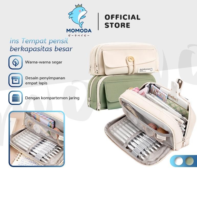 

NEW!!! MOMODA Pencil Cases Large Capacity Pencil Bag Pouch Holder Box for Girls Office Student Stationery Organizer School Supplies