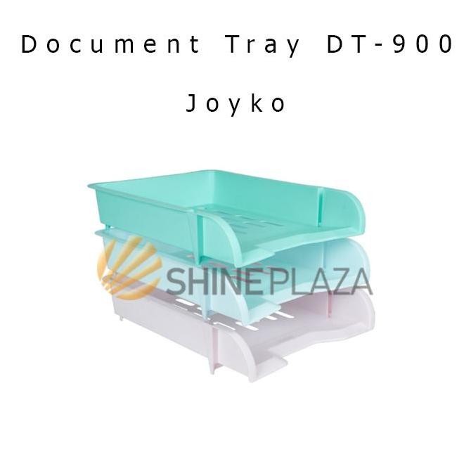 

JUAL Rak Kertas Dokumen Plastik Pastel - Document Tray 3 Susun Joyko DT-900