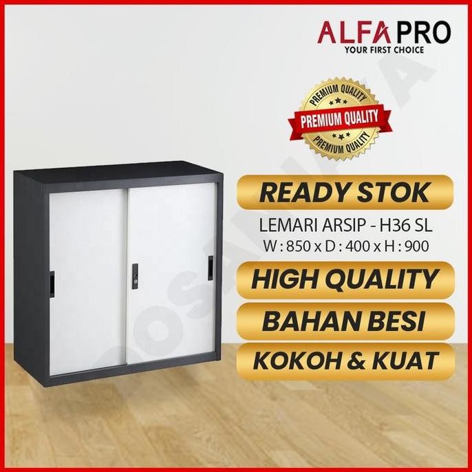 

PROMO Lemari Arsip Besi Kantor Lemari Arsip Kabinet Pendek H36SL