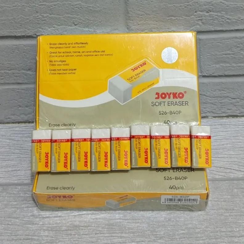

Pilihan Tepat Promo 10Pcs Penghapus Pensil Joyko Kecil#Warna Hitam, Putih, Dan Multi Warna
