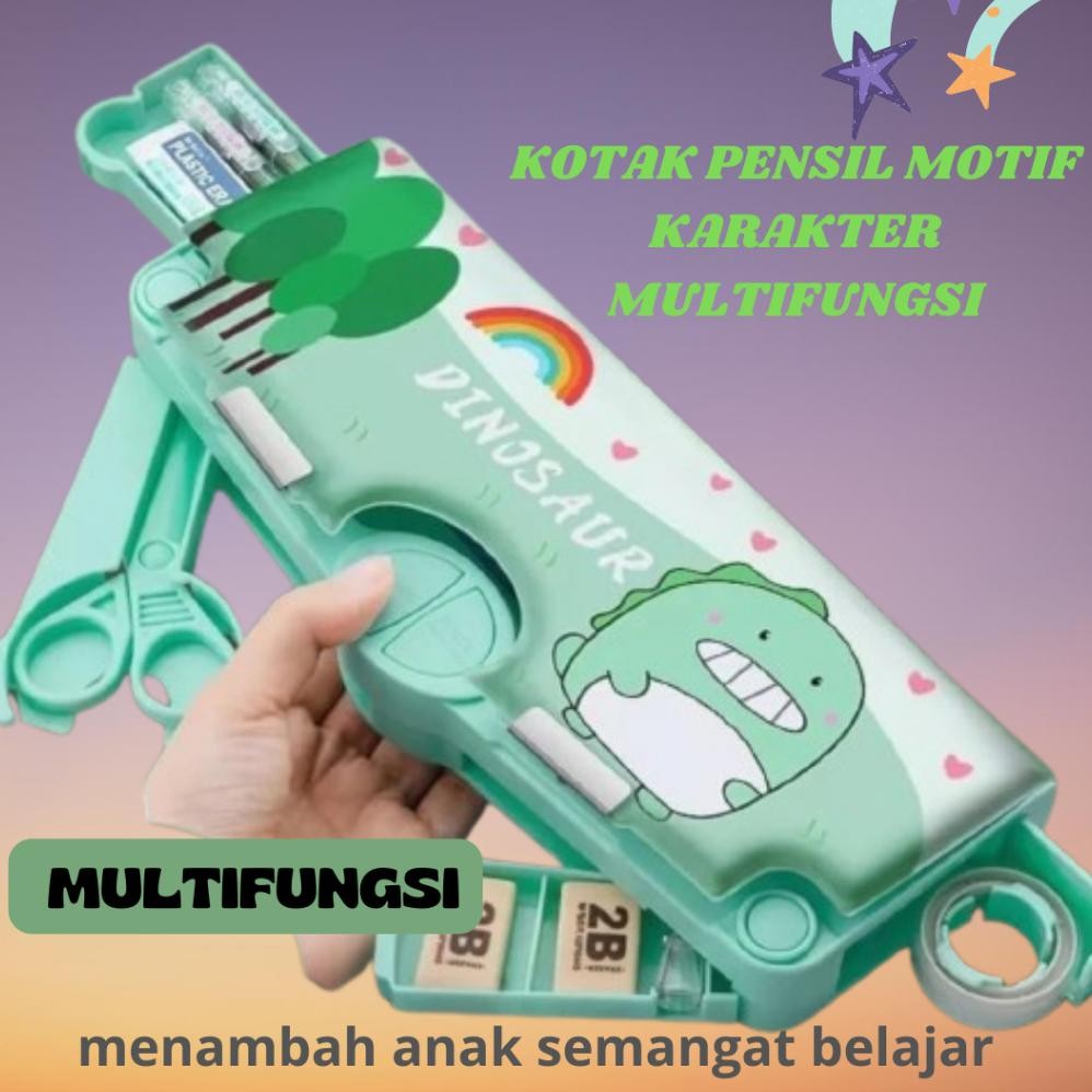 

NEW!!! SkyloKotak Pensil Motif Karakter Multifungsi Premium Tempat Pensil Serbaguna