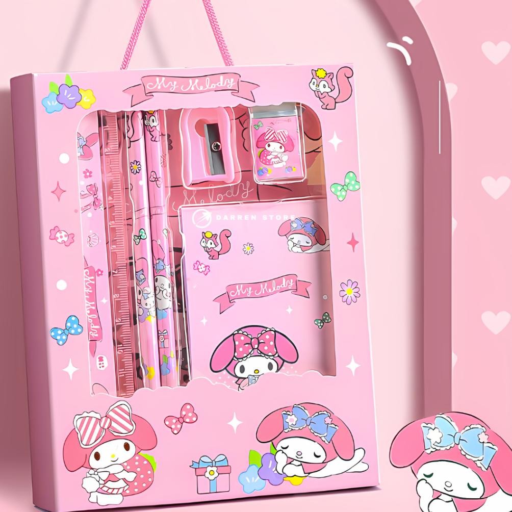 

Eksklusif Set Alat Tulis Anak Sekolah Karakter Sanrio 7 In 1 8015