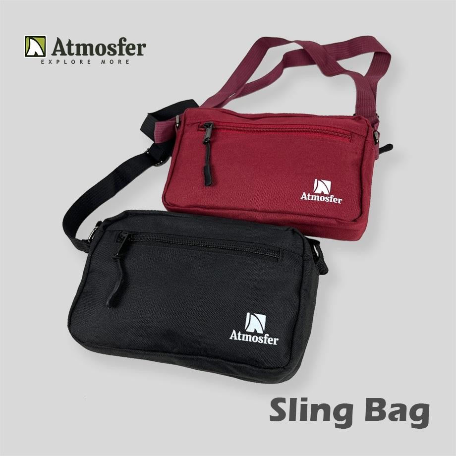 Tas Selempang Bahu Atmosfer  Pria Wanita Unisex Ringan - Sling Bag Travel Pouch
