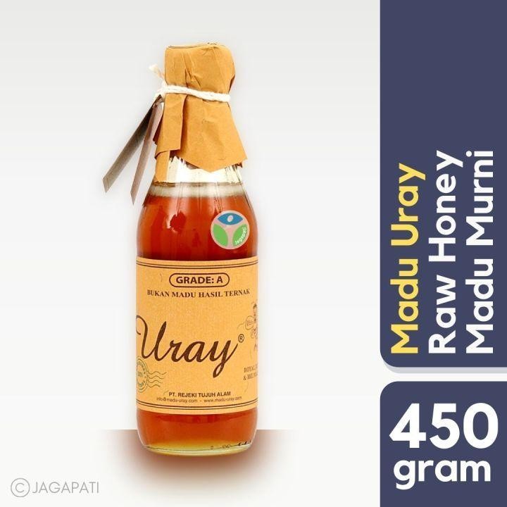 

Madu Uray Natural Honey 450Gr Grade A+ With Royal Jelly & Bee Pollen