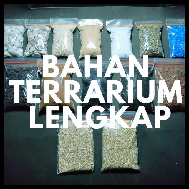 BAHAN TERRARIUM LENGKAP | PASIR BATU KAYU AKAR MEDIA TANAM TERARIUM KIT