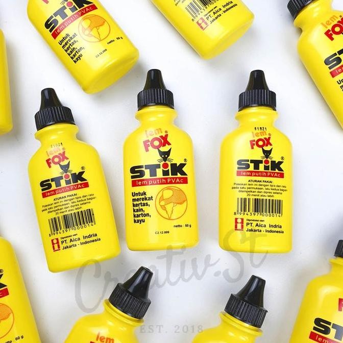 

New Collection !!! Fox Lem Stik Kuning Stick Glue 60 Gram