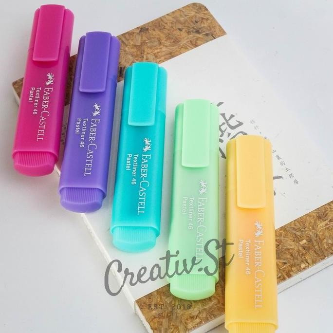 

Hot Promo !!! Faber Castell Faber-Castell Highlighter Penanda Textliner 46 Pastel & Super Flourescent