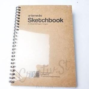 

Big Sale !!! Artemedia Buku Sketsa Gambar A5 80 Halaman 110 Gsm Sketchbook Pensil Charcoal Arang 21 X 15 Cm