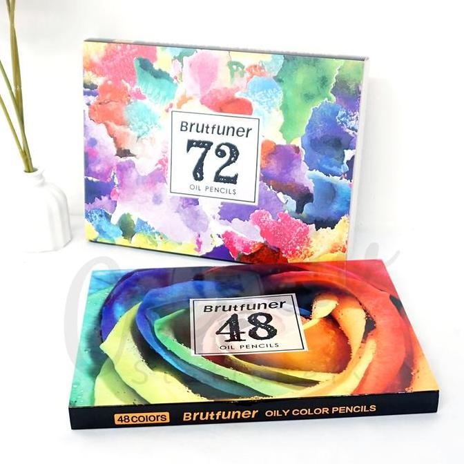 

Hot Promo !!! Brutfuner Pensil Warna Oil Based 72 Warna Color Pencil