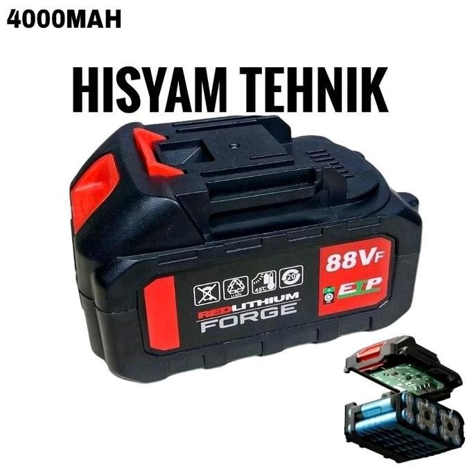 Promo | Jld Baterai Impact Wrench 88Vf Batre Bor Impact Wrench Cordless 88Vf 10Cell