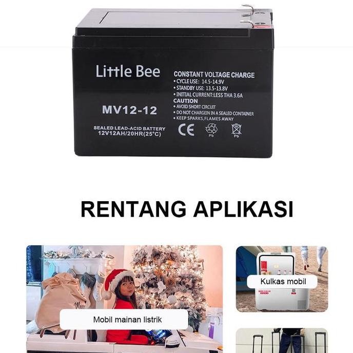 (Cod) Aki Kering Original 12V 12Ah / Aki Sprayer Elektrik 12V 12Ah / Aki Battery12V 8Ah / Aki Kering