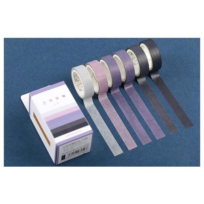 

Termurah !!! [Creativ] Masking Tape Set 6 Pcs Macam Warna