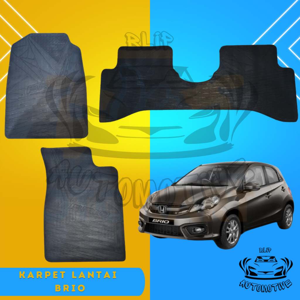 KARPET LANTAI KARET BRIO / ALL NEW BRIO / KARPET KARET MOBIL BRIO ALL NEW BRIO / KARPET BRIO ALL NEW
