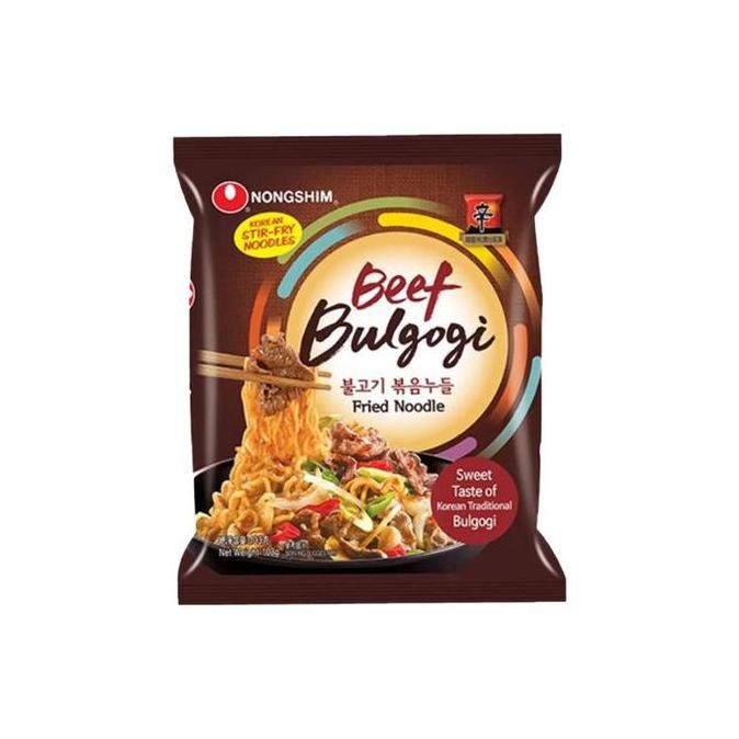 

yang dicari] Nongshim Beef Bulgogi Flavor / Korean Fried Noodle Sweet Taste /Mie Instan Korea 105 Gr