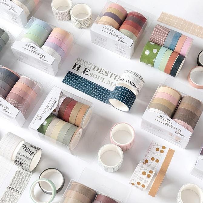 

Hot Sale !!! [Creativ] Masking Tape Set 10Pc Agugu Style