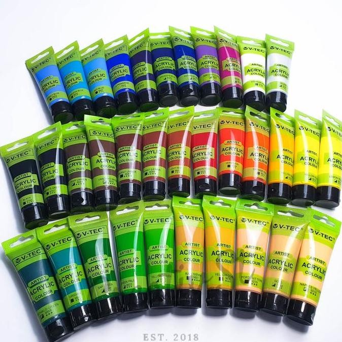 

New Collection !!! V-Tec Cat Akrilik Acrylic Paint Satuan 35 Ml Part 2