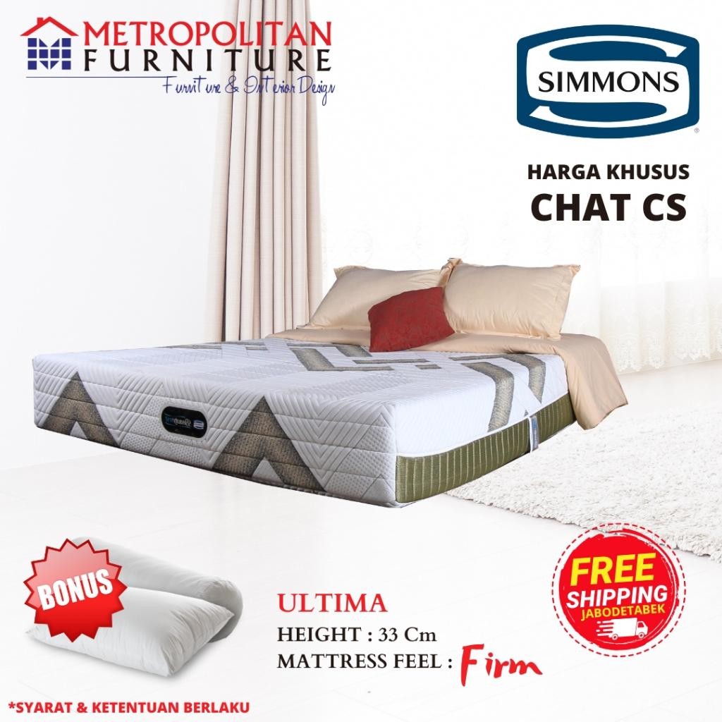 Kasur Simmons Springbed Ultima / Kasur Spring Bed Simmons Orthopedic
