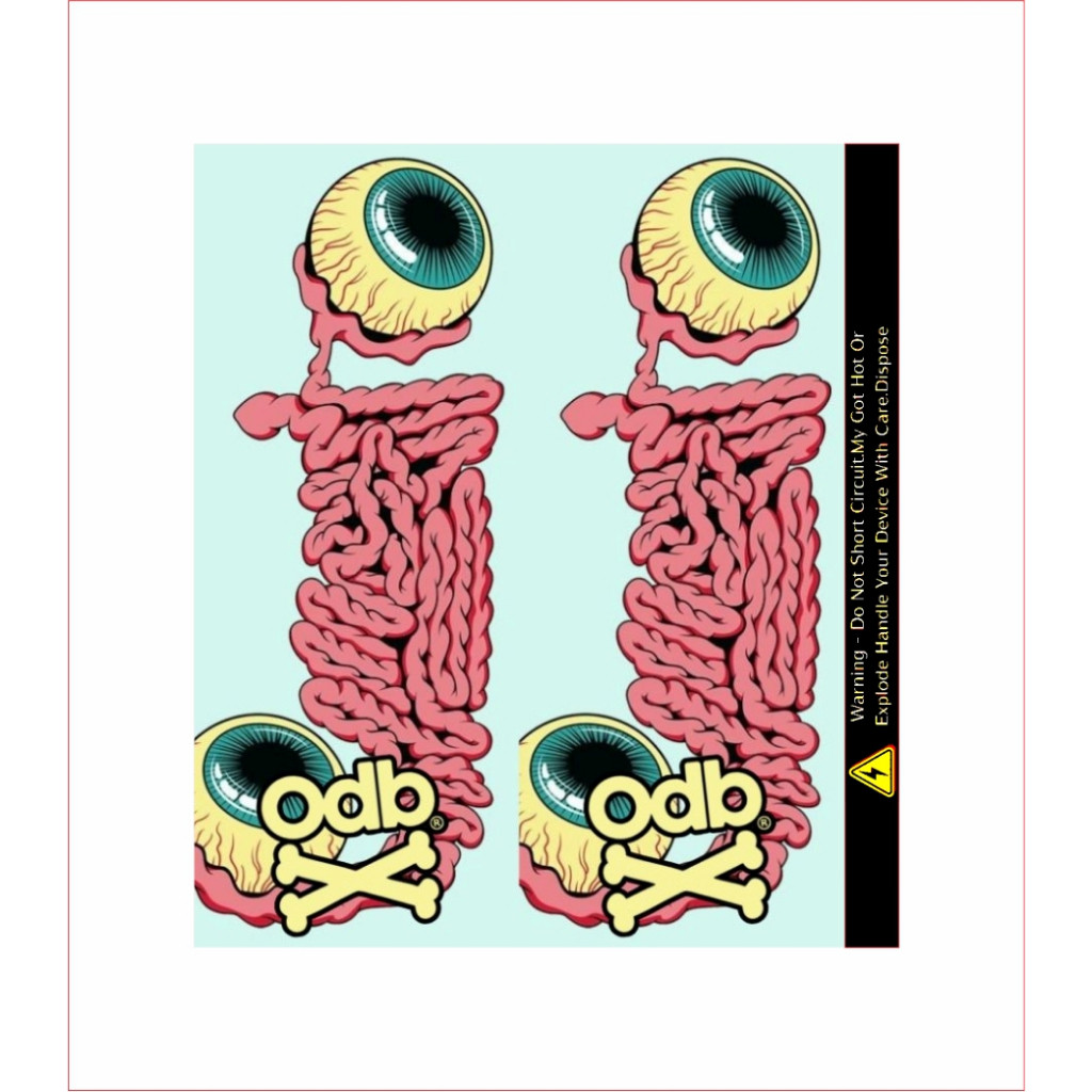 

Terlaris Warp Stiker Batre 18650 Hologram Garskin Premium Not Casing Bisa Custom *Promo*