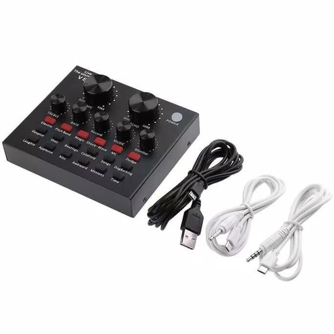 Kabel Live dari HP ke Sound Card V8