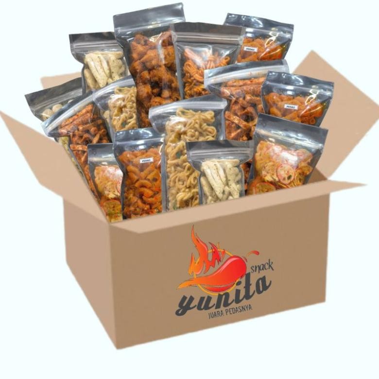 

READY STOK Mix Paket Usaha Cemilan 20pcs Variasi Rasa Siap kirim