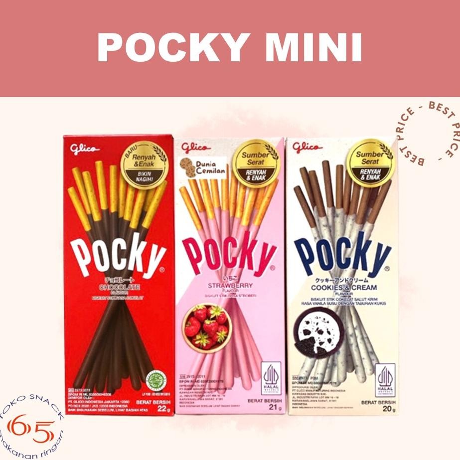 

TERLARIS Pocky Mini 22gr Glico Varian Rasa Beragam Siap kirim