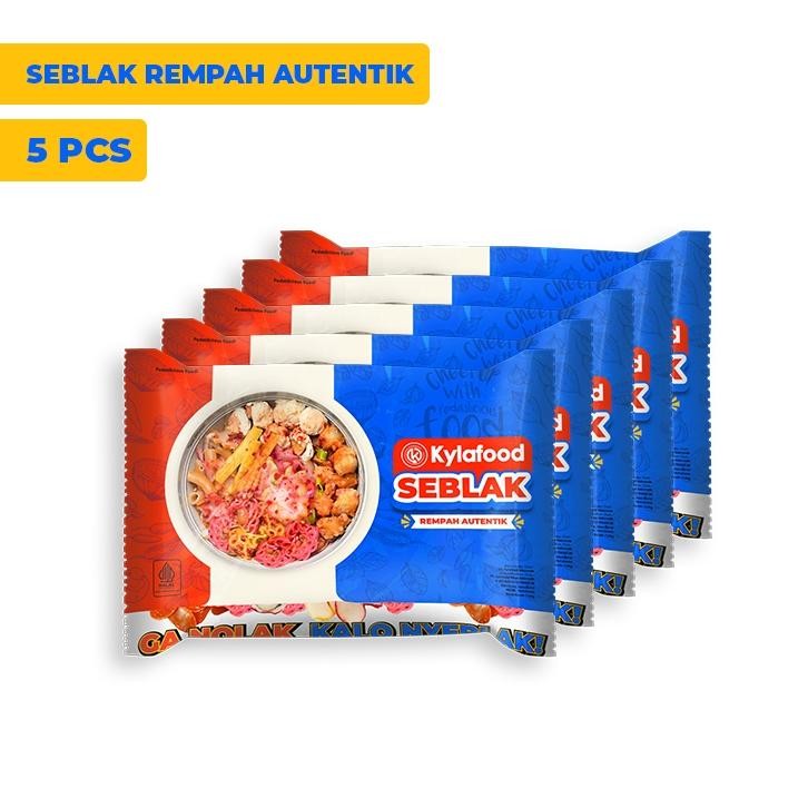 

TERLARIS Kylafood Paket Isi 5 Seblak Rempah Autentik Halal Siap kirim
