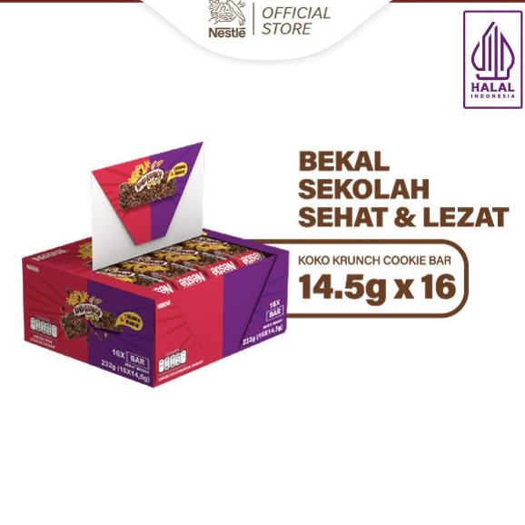 

TERLARIS Koko Krunch Cookie Bar 16x14.5g Cokelat Susu Siap kirim