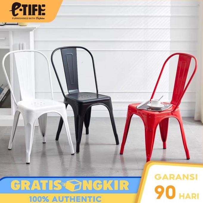 E-Tife Kursi / Kursi Besi / Kursi Makan /Kursi Bar /Kursi Tinggi /Kursi Toko Kopi /Kursi Toko Teh Su