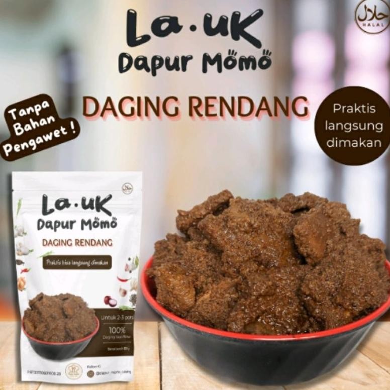 

TERLARIS Lauk Dapur Momo, Bekal Haji, Bekal Umrah, Siap Makan, Rendang Momo, Paru Rica, Daging Oseng Mercon, Ayam Suwir, Paru Cabe Ijo, Beef Teriyaki, Chicken Teriyaki, Tanpa Bahan Pengawet Siap kirim