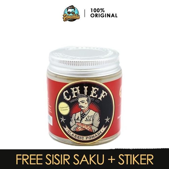 Grosir Chief Red Classic Oil Based Pomade