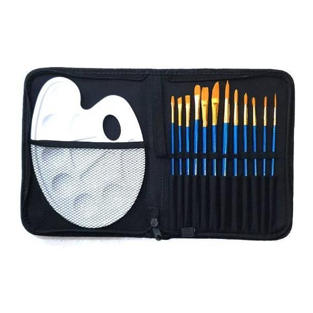 

NEW!!! MG - BRUSH SET PALET + 12 KUAS CAT BRS-7 JOYKO