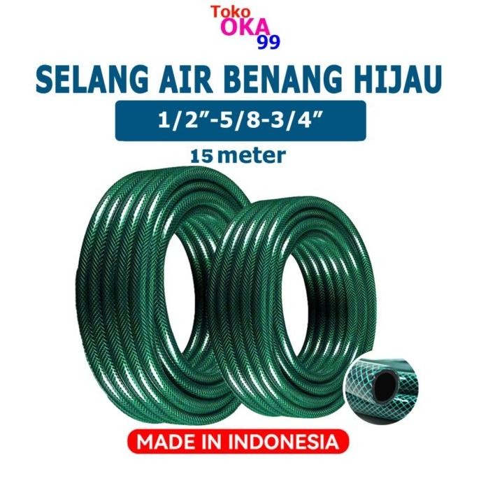 NEW SELANG AIR 1/2 5/8 3/4 INCH SELANG AIR 15 METER / SELANG AIR MURAH