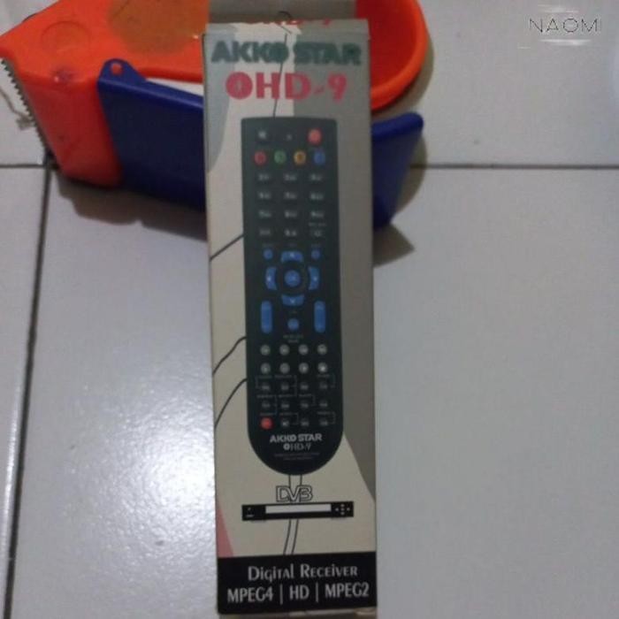 BARU REMOTE REMOT RECEIVER DIGITAL MPEG4 HD MPEG2 HD 9