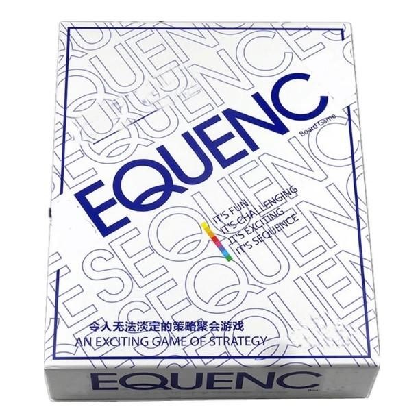 1 Set Sequence Board Game Mainan Board Game Kartu Seru Card Game Strategy Card Games Friends Game Ka