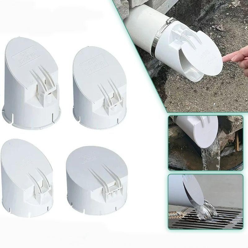 Backflow Valve 2/3/4/6 Inch Rucika Backflow Valve Penutup Saluran Air Got Pvc Anti Tikus/Kecoa Penut