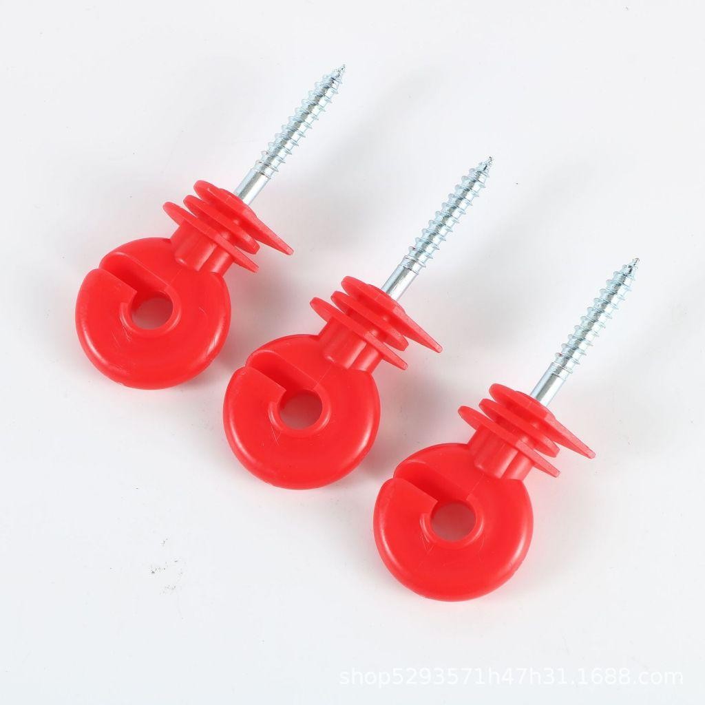 10 Pcs Isolator Pagar Listrik Electric Fence Insulator Ring Insulator Pagar Listrik Insulator Pagar 