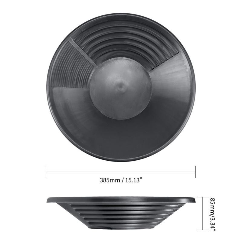 Emas Gold Panning Pan Alat Penambangan Emas Portabel Pp Bahan Pp Engkol Tangan Panci Emas Pencuci Ai