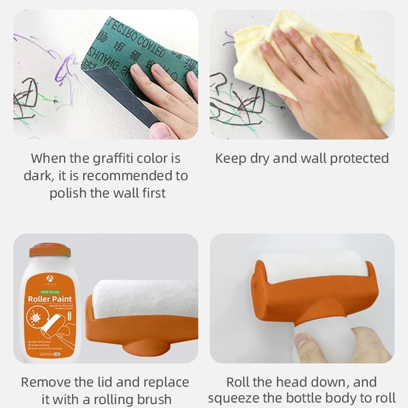 Roll Cat Dinding Cat Roller Cat Dinding Roll Untuk Perbaikan Dinding Kotor Universal Cat Dinding Rum