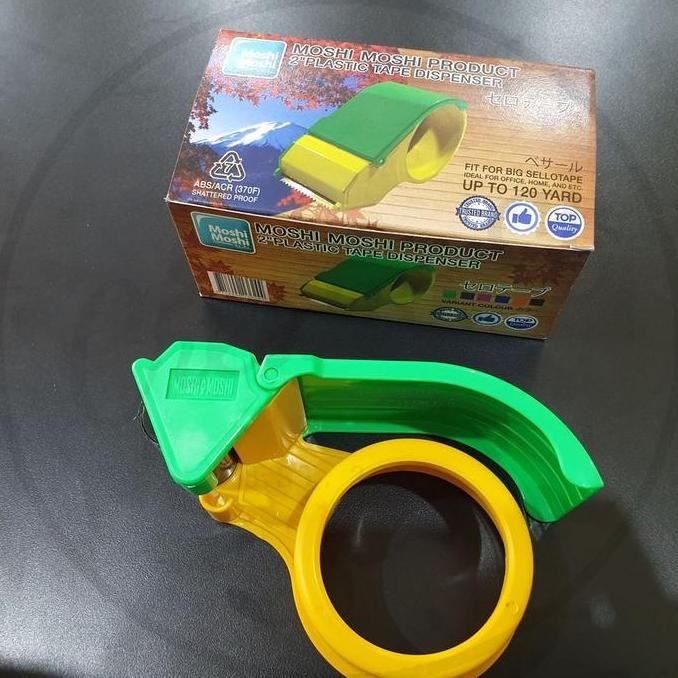 

Terlengkap !!! Moshi-Moshi Dispenser Lakban Opp 48 Mm Plastik