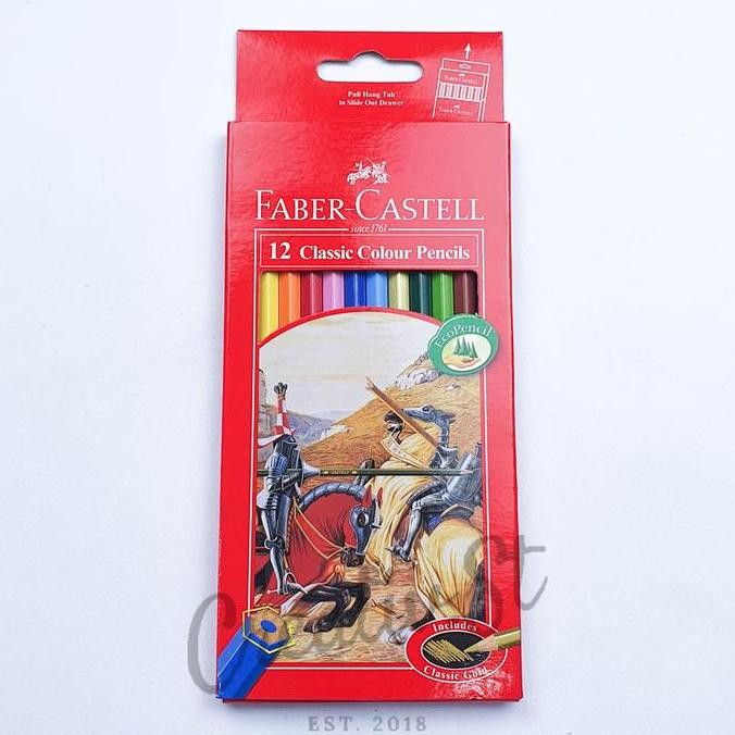 

Eksclusiv !!! Faber Castell Faber-Castell Pensil Warna Classic Color 12 Warna Panjang Color Pencil