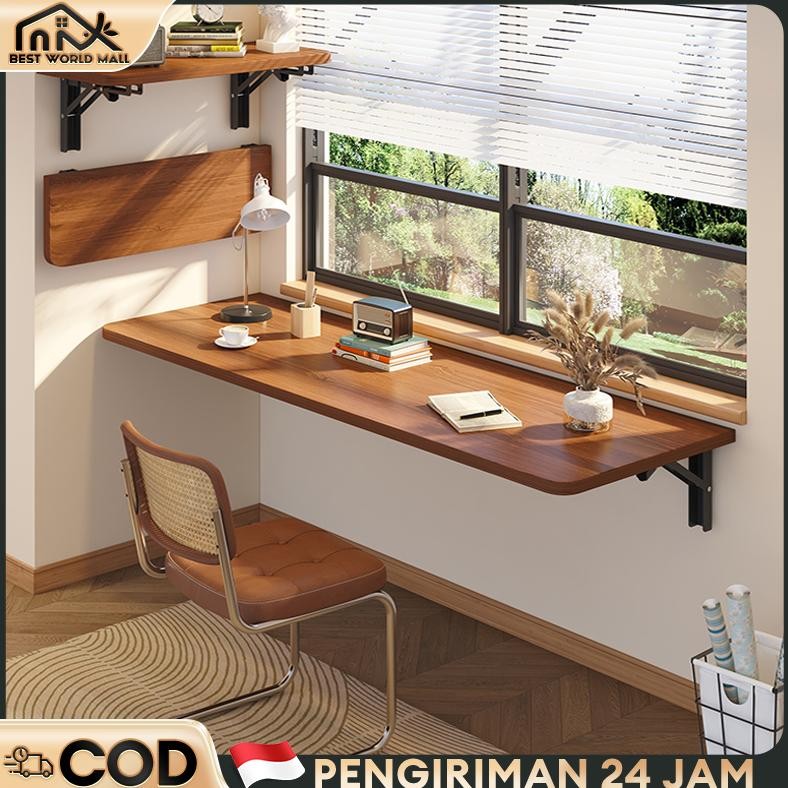Meja Lipat Dinding Meja Gantung Meja Belajar Tempel Dinding Meja Kerja Meja Dapur Laptop Tempel Dind