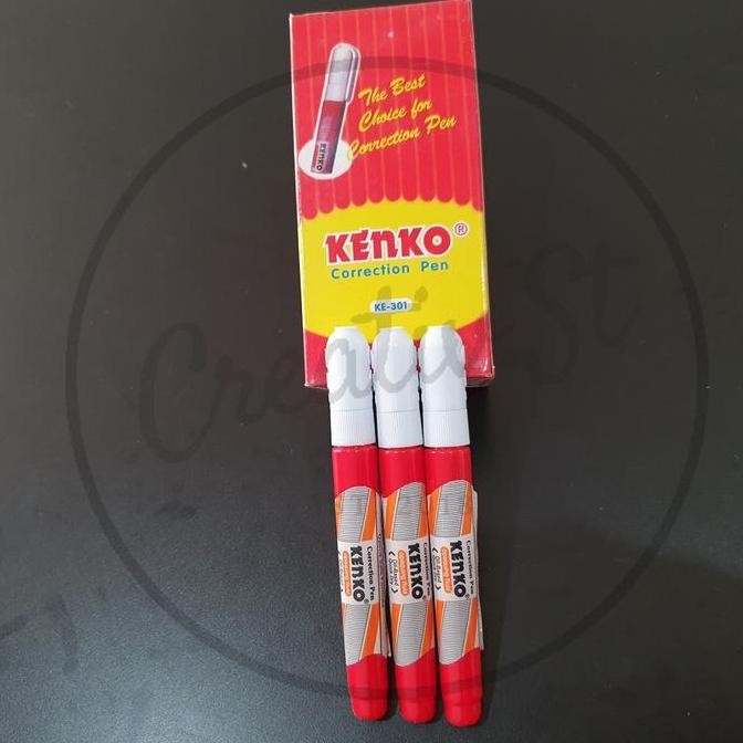 

Terlengkap !!! Kenko Tip Ex Tip-Ex Cair Correction Fluid Ke-301